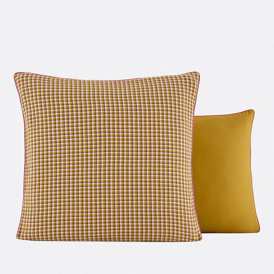 Taie d'oreiller gaze de coton/coton lavé