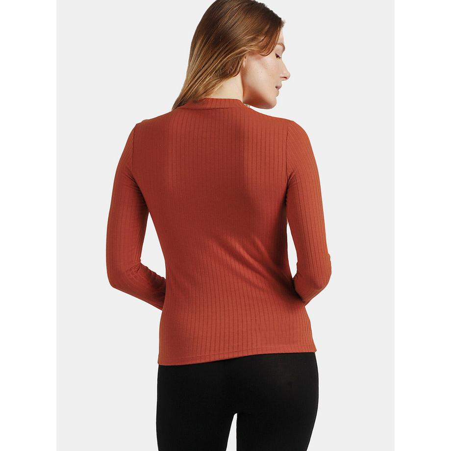 Admas Perkins Top Manches Longues Col Montant  
