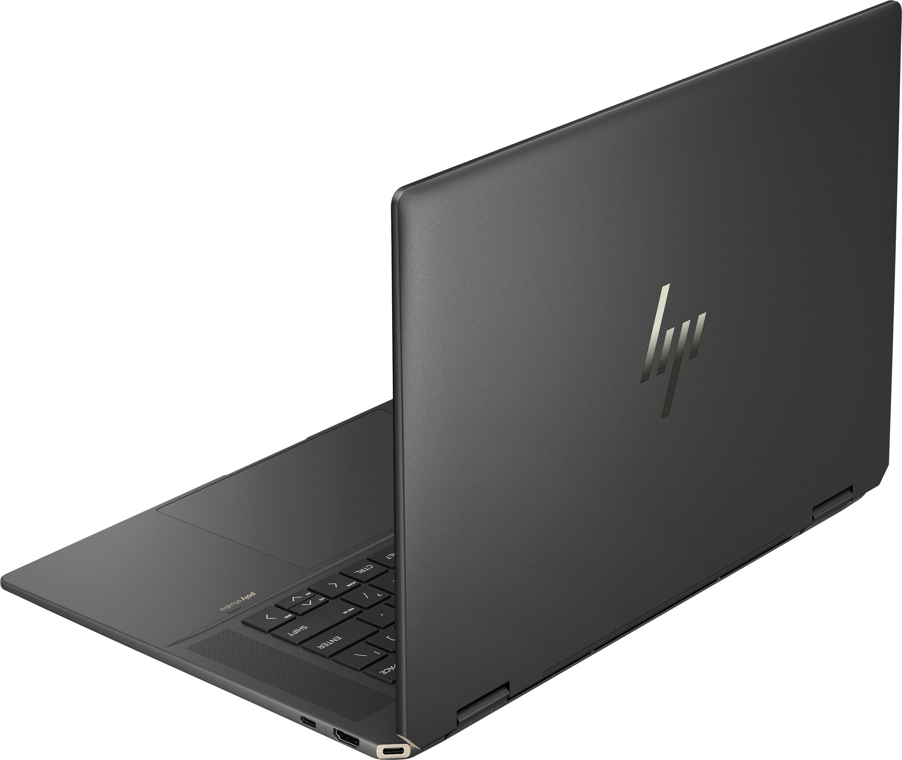 HP  Spectre x360 16-aa0770nz Intel Core Ultra 7 155H Ibrido (2 in 1) 40,6 cm (16") Touch screen 2.8K 16 GB LPDDR5x-SDRAM 1 TB SSD NVIDIA GeForce RTX 4050 Wi-Fi 7 (802.11be) Windows 11 Home Nero 