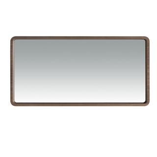 ANGEL CERDA Miroir mural rectangulaire noyer  