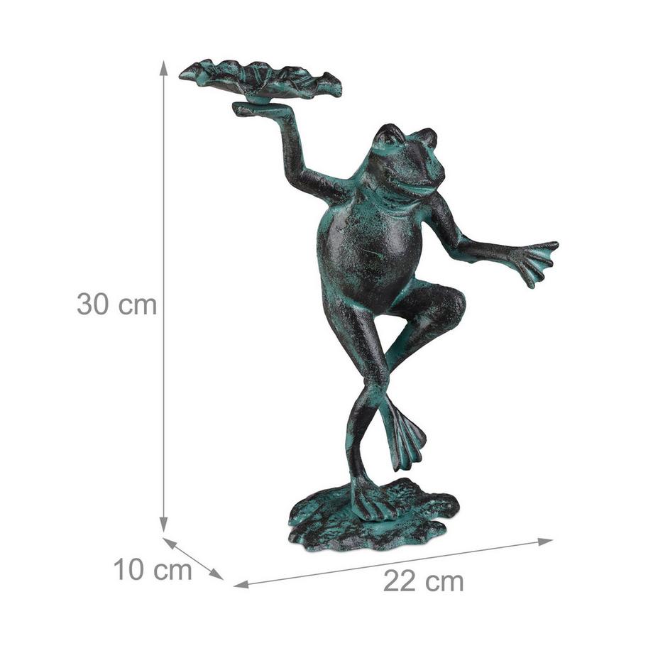 B2X  Gartenfigur Frosch 