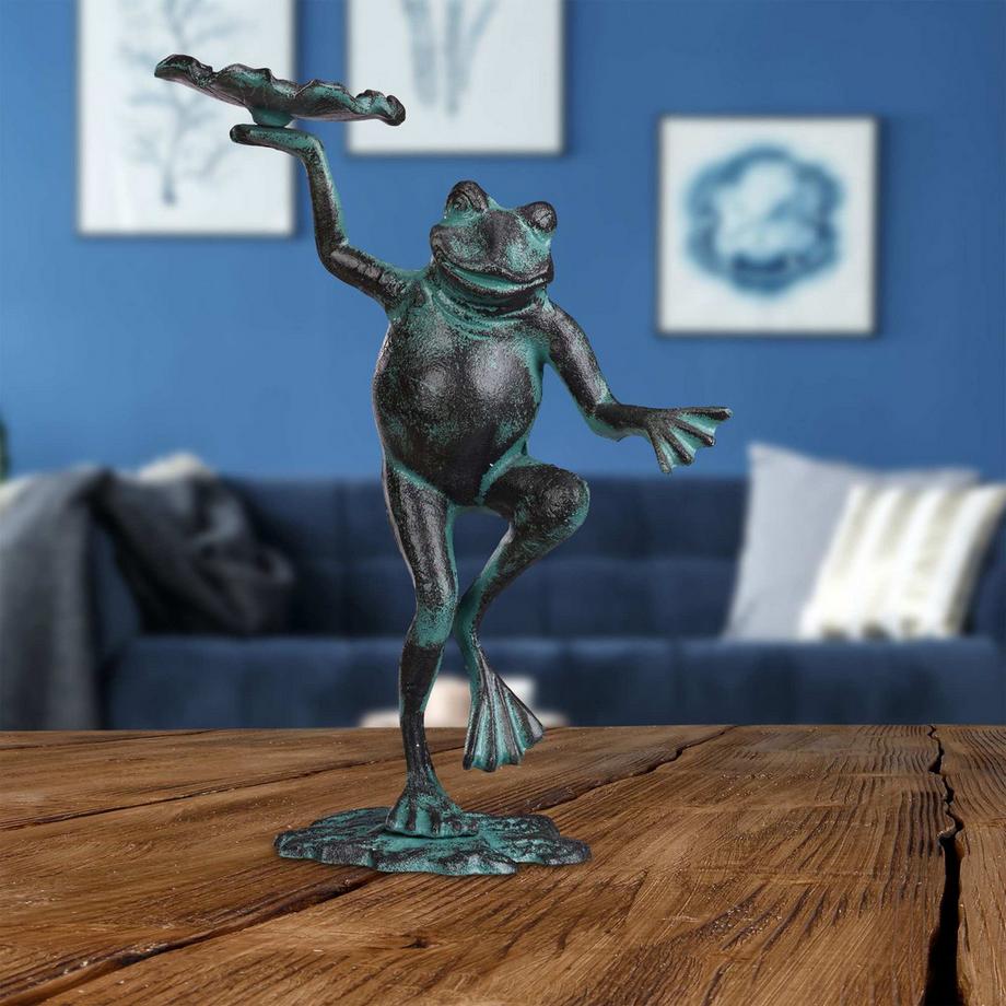 B2X  Gartenfigur Frosch 