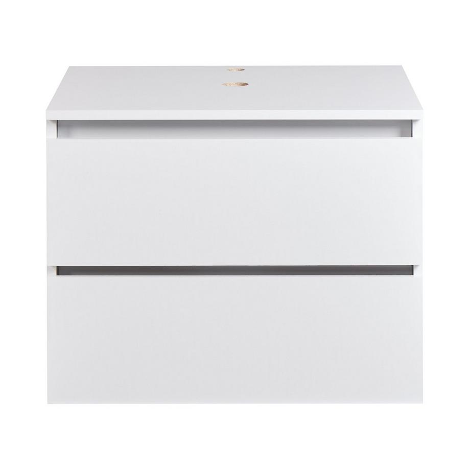 Beliani Wandmontierter Waschbeckenunterschrank aus Mitteldichte Spanplatte (MDP) Modern SERRA  