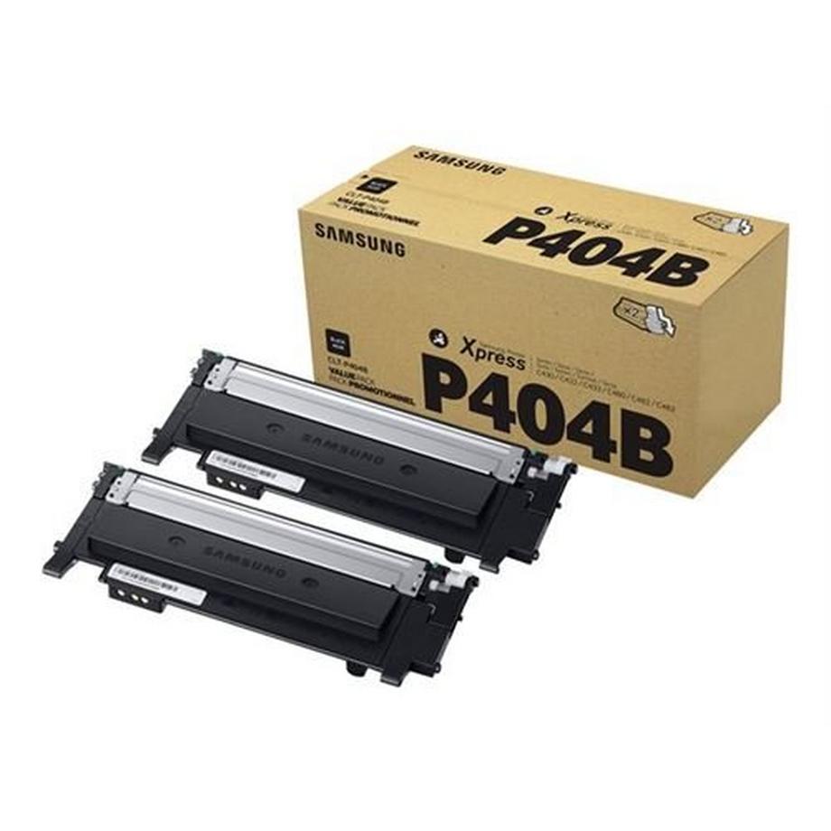 HEWLETT PACKARD  Cartucce toner nero CLT-P404B in confezione doppia. 