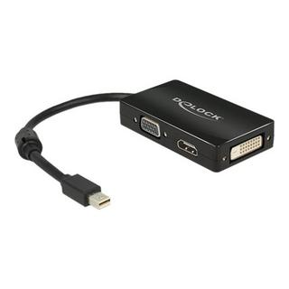 DeLock  Adaptateur mini Displayport vers VGA HDMI DVI passif 