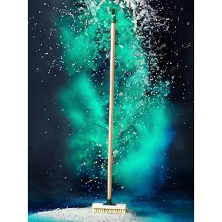 ultra clean spazzola ultra pulita con manico in legno  