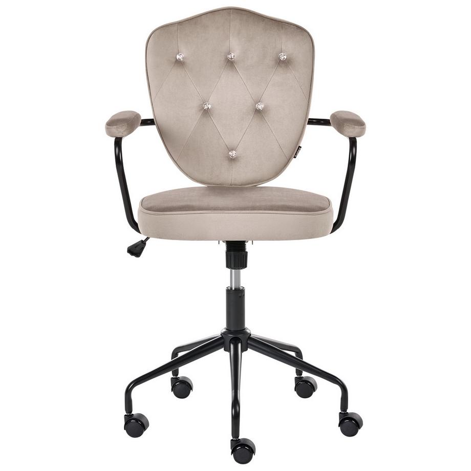 Beliani Chaise de bureau en Velours Glamour VELISSE  