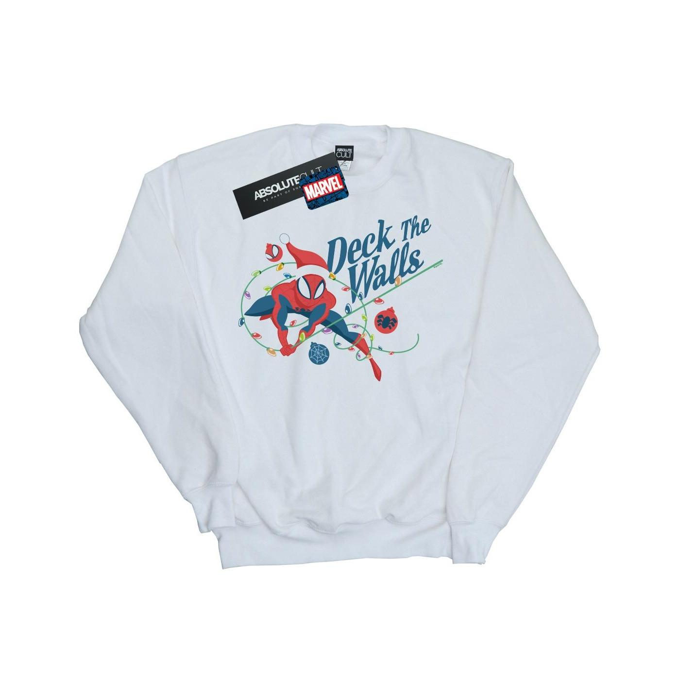 MARVEL  Deck The Walls Sweatshirt 