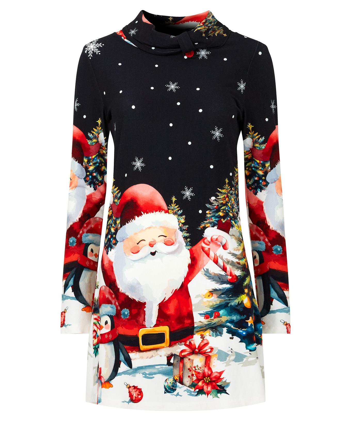 Joe Browns  Rollkragen-Tunika Jolly Santa 