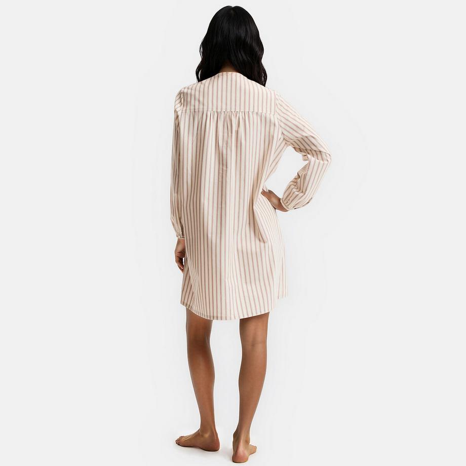 La Redoute Collections Chemise de nuit rayée en popeline de coton  