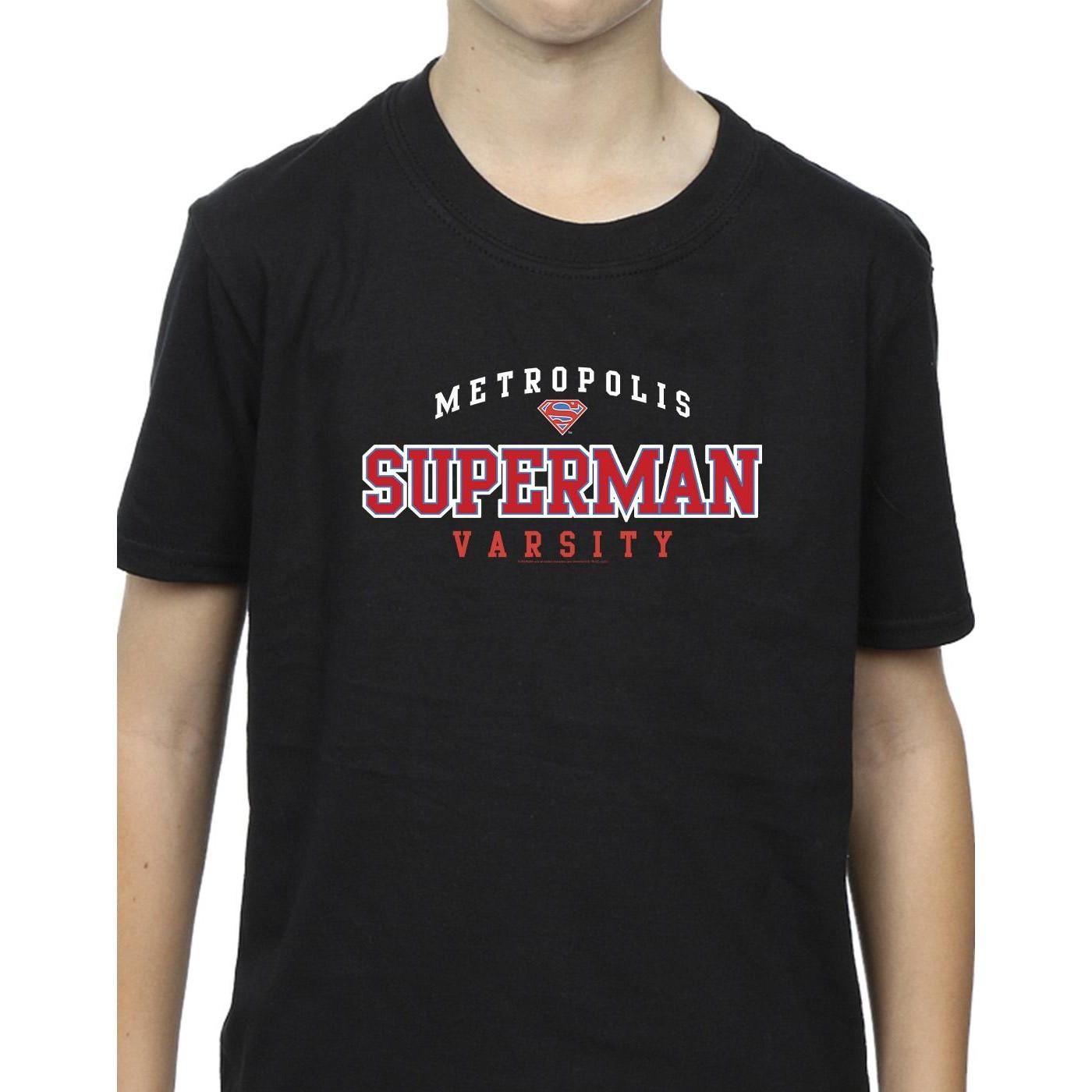 DC COMICS  Superman Metropolis Varsity TShirt 