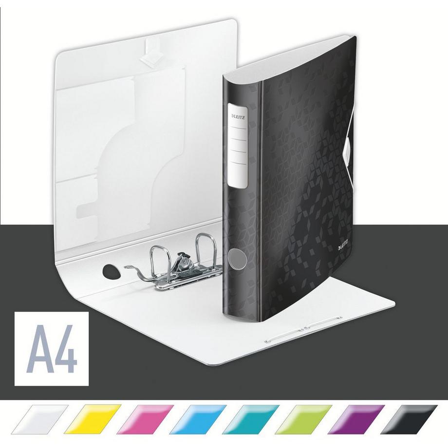 Leitz LEITZ Ordner 180° WOW 5cm 1107-00-95 schwarz A4  