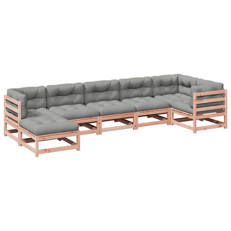 VidaXL set divano da giardino Legno di douglas  