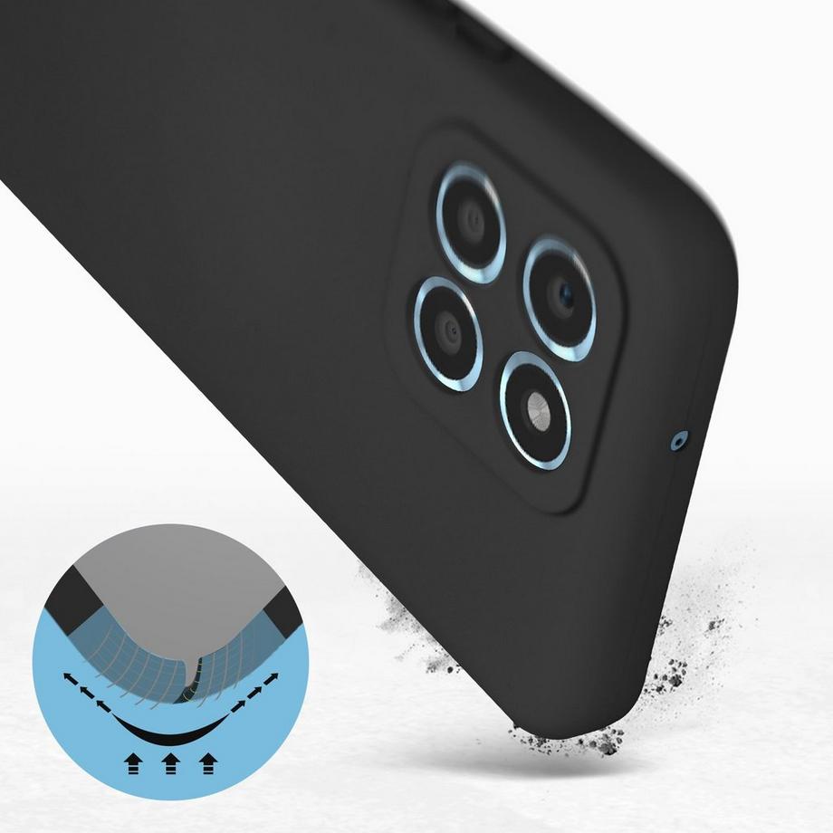 Avizar  Cover Honor 70 Lite nera Semi-rigida 