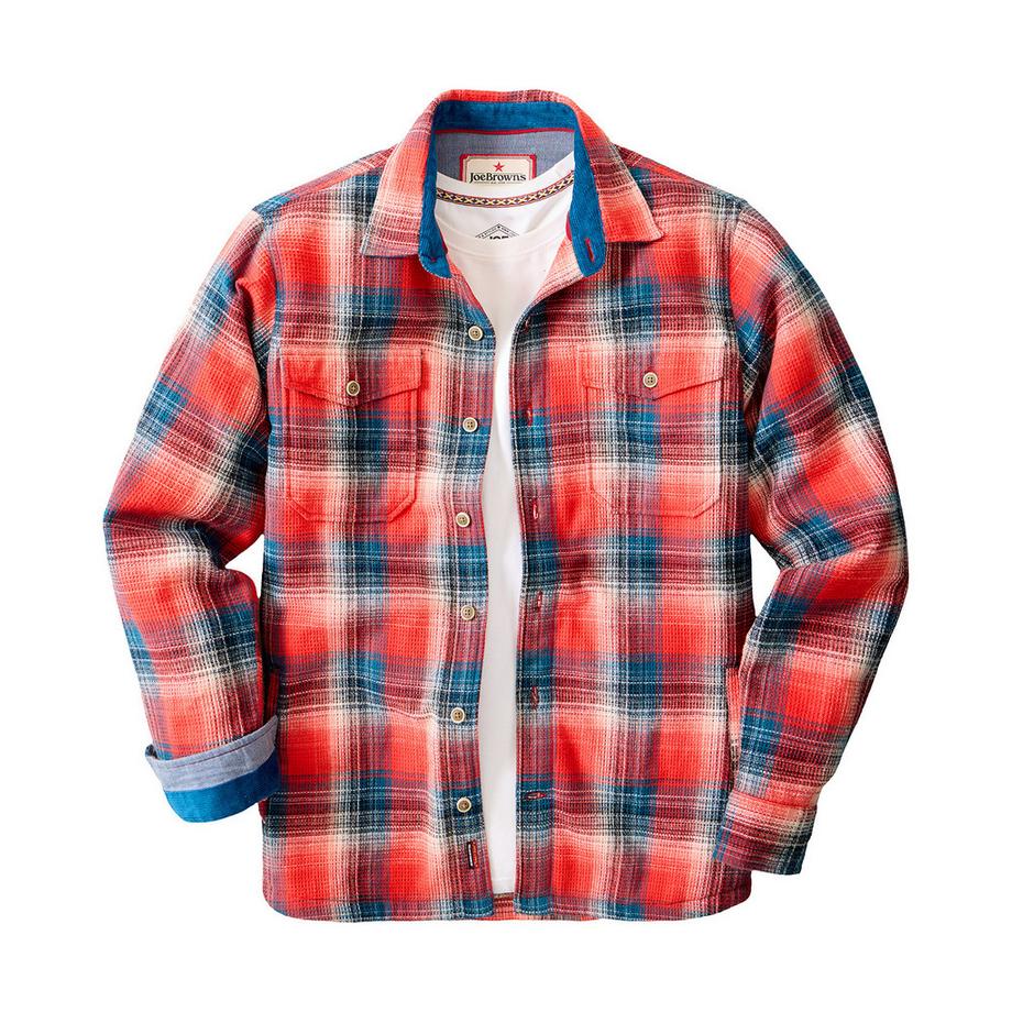 Joe Browns Wayfarer kariertes Waffel-Hemd  