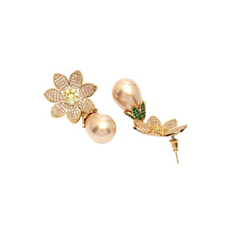 AVANT-GARDE PARIS  Diva Orecchini a Goccia Floreali Delicati 