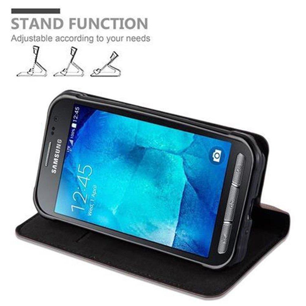 Cadorabo  Housse compatible avec Samsung Galaxy XCover 3 - Coque de protection avec fermeture magnétique, fonction de support et compartiment pour carte 