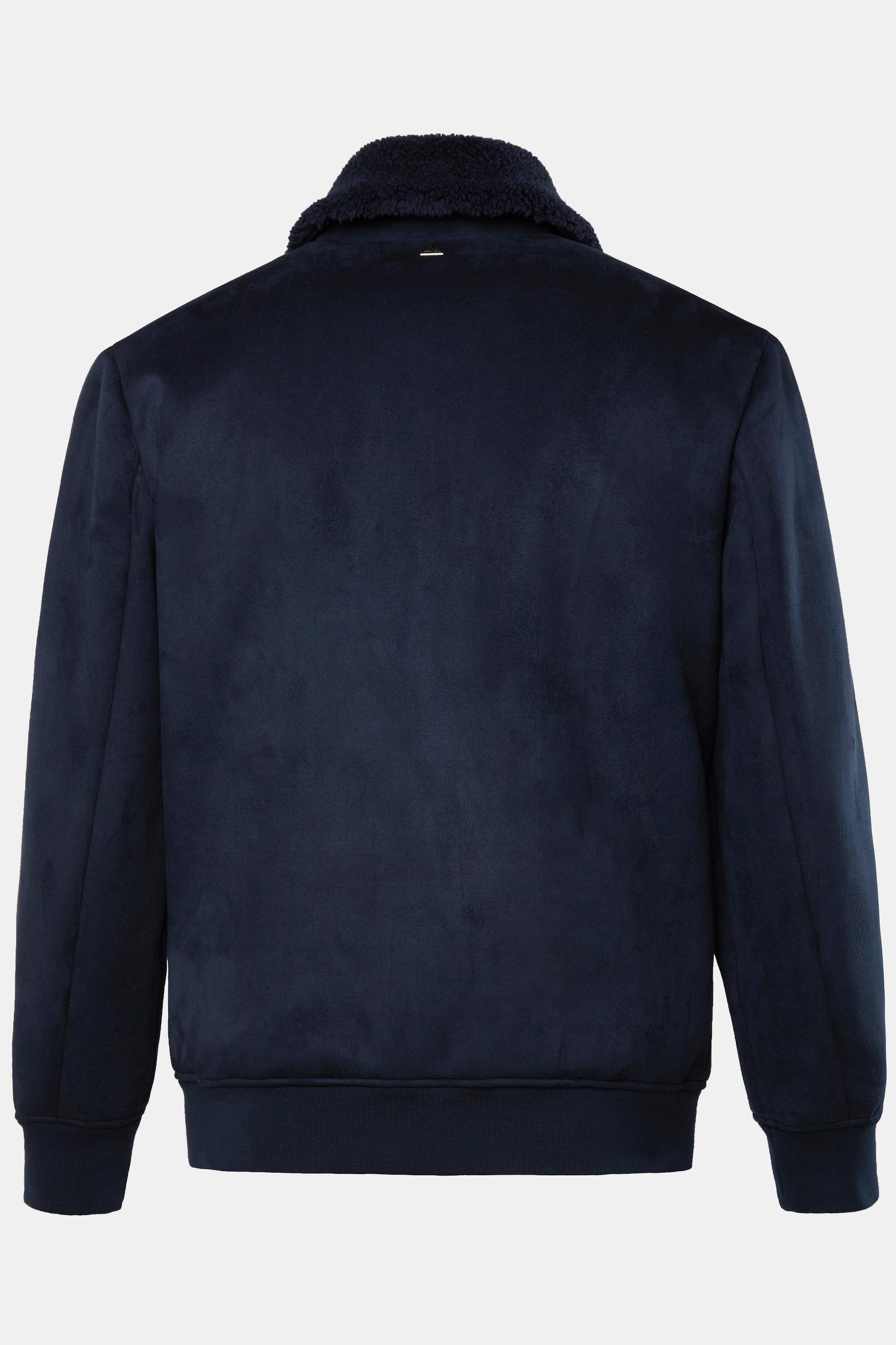 JP1880 Bomberjacke Lederoptik Teddyfutter  