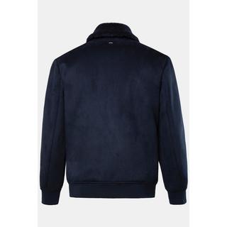 JP1880 Bomberjacke Lederoptik Teddyfutter  