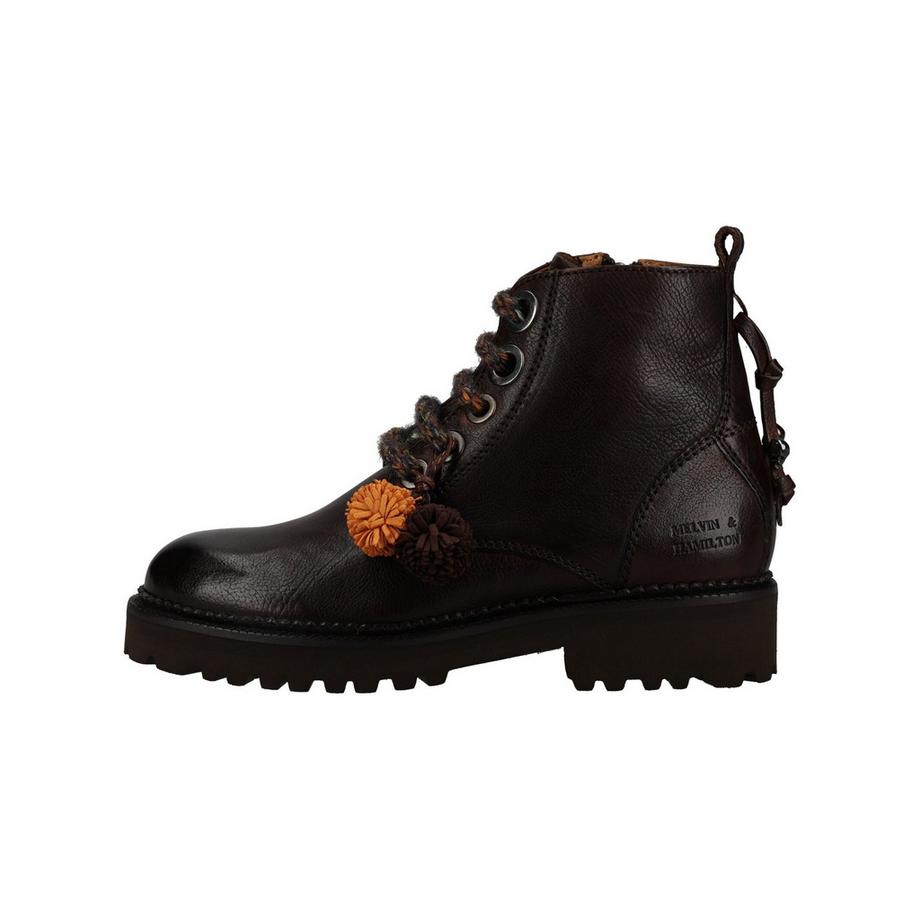 Melvin & Hamilton Schnürstiefelette mit Pom-Poms  