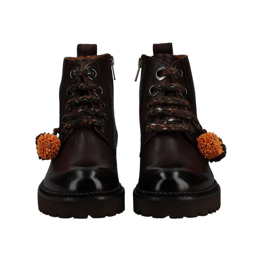 Melvin & Hamilton Schnürstiefelette mit Pom-Poms  