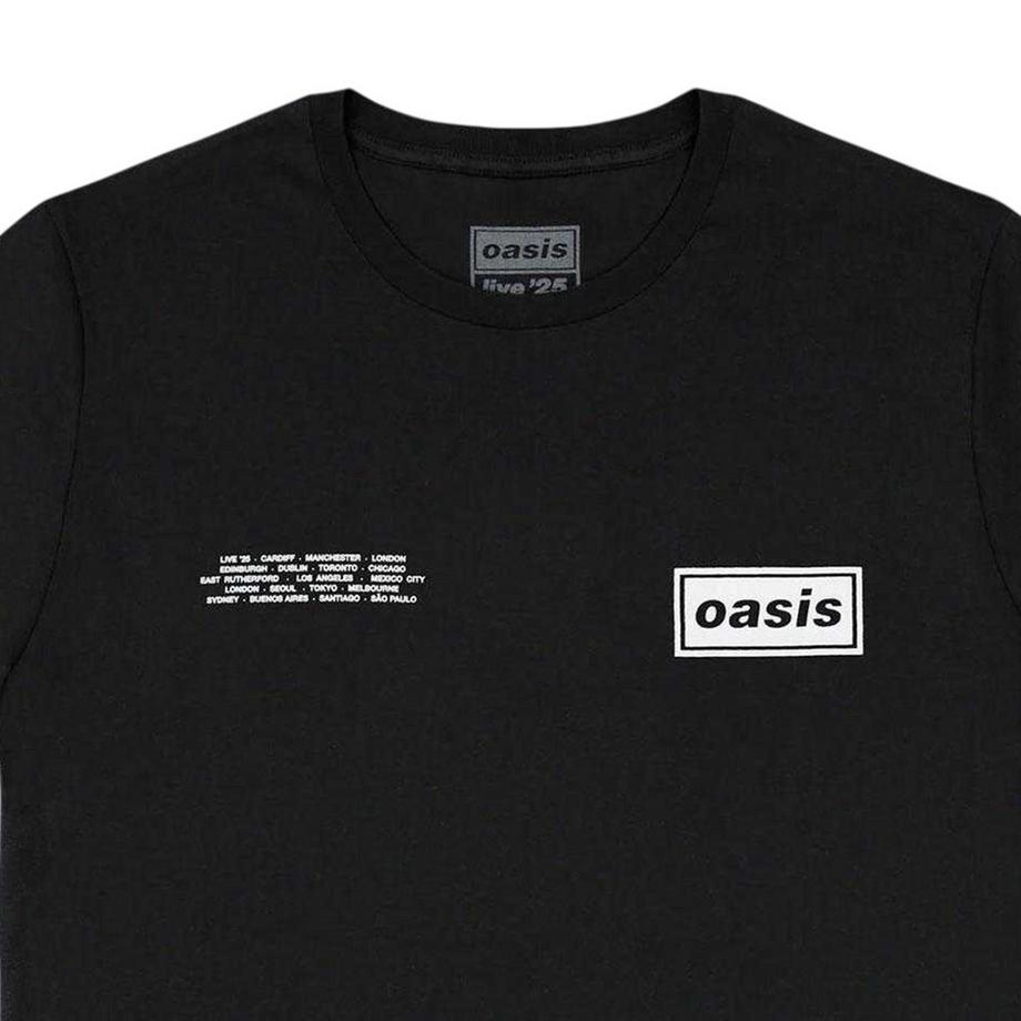 Oasis T-Shirt Motif Villes Logo  