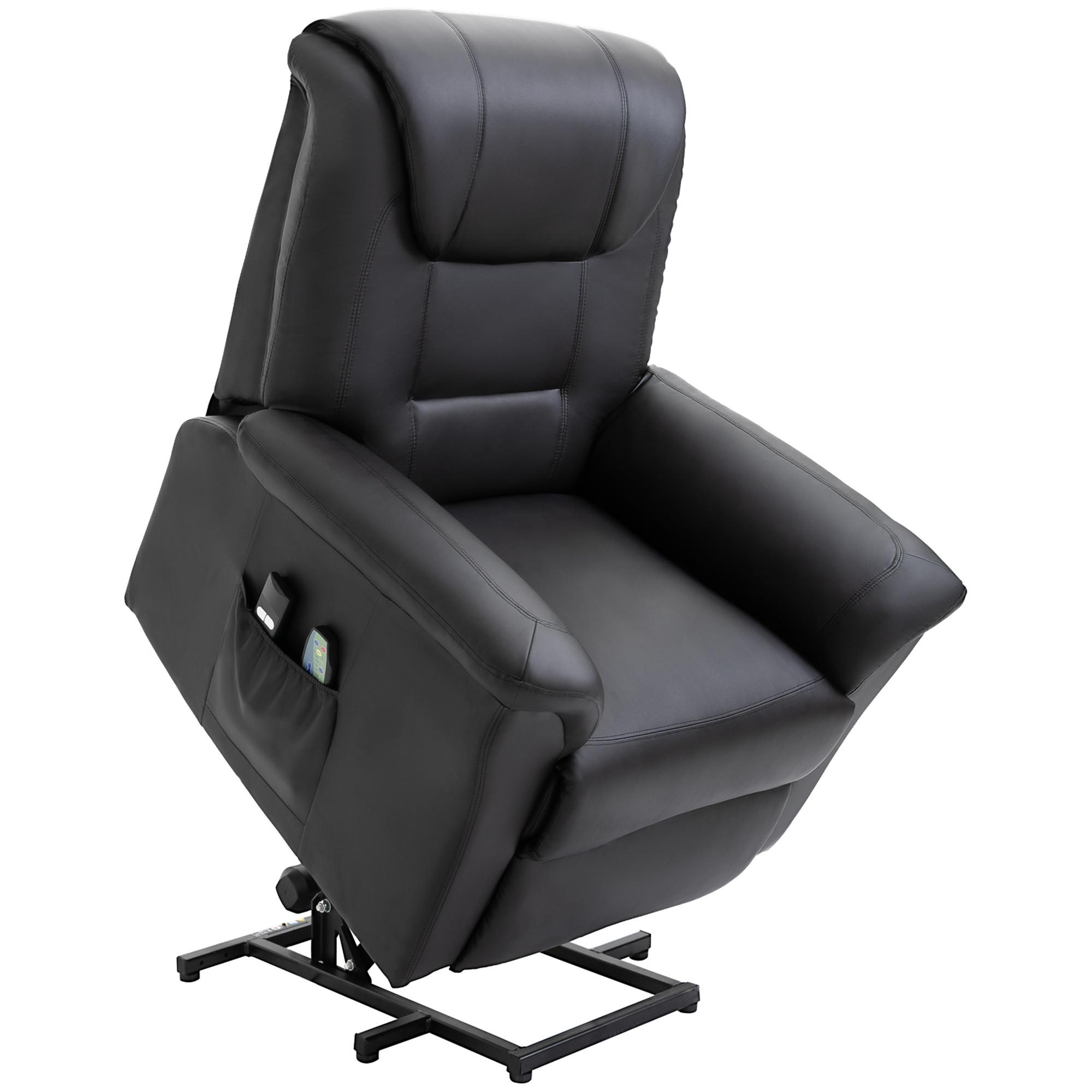 HOMCOM  Fauteuil avec aide à se lever 