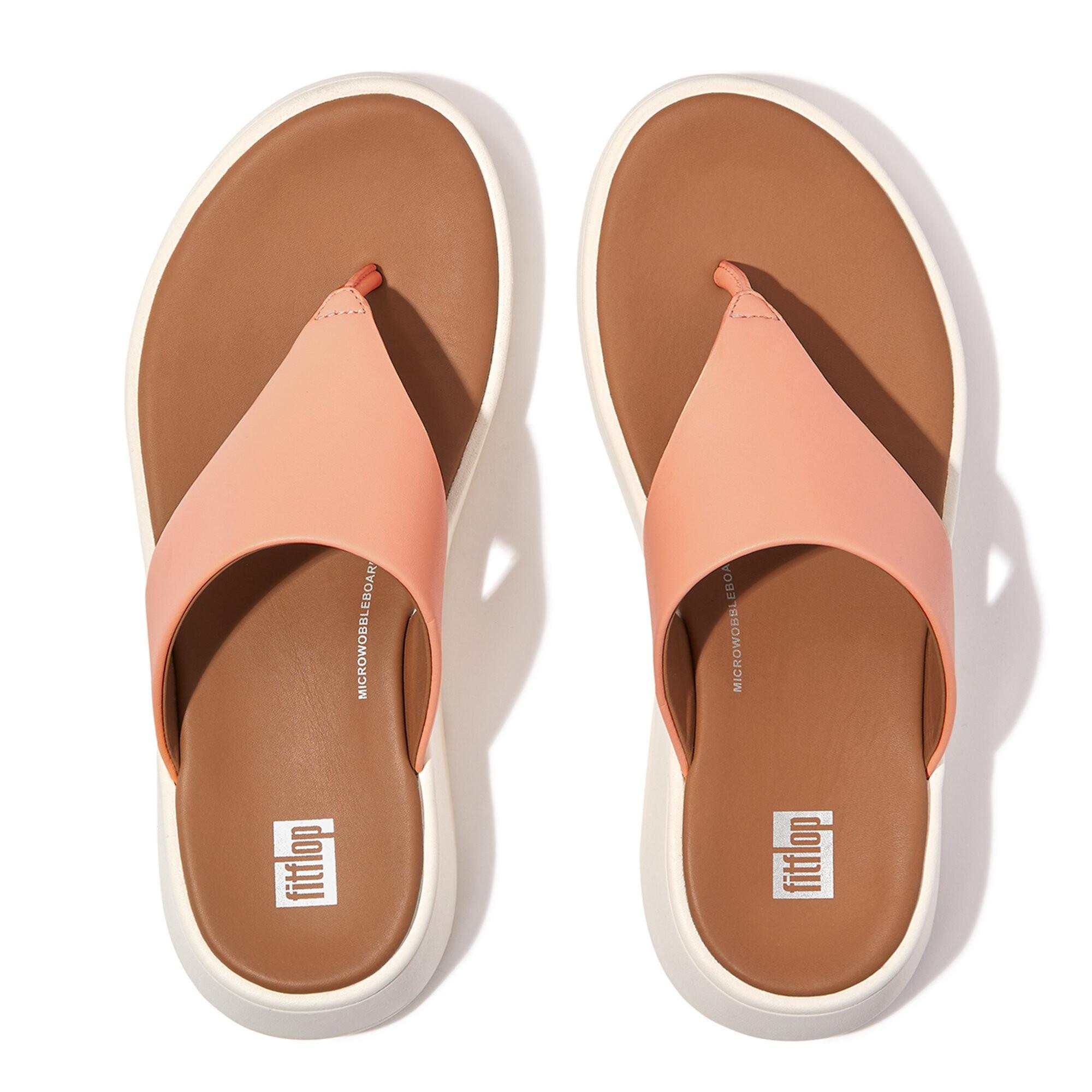 Fitflop  sandali da in pelle f-mode flatform 