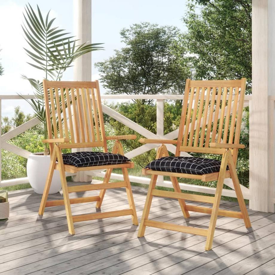 VidaXL Coussin de chaise tissu  