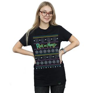Rick And Morty Rick and Morty T-Shirt de Noël Moche  