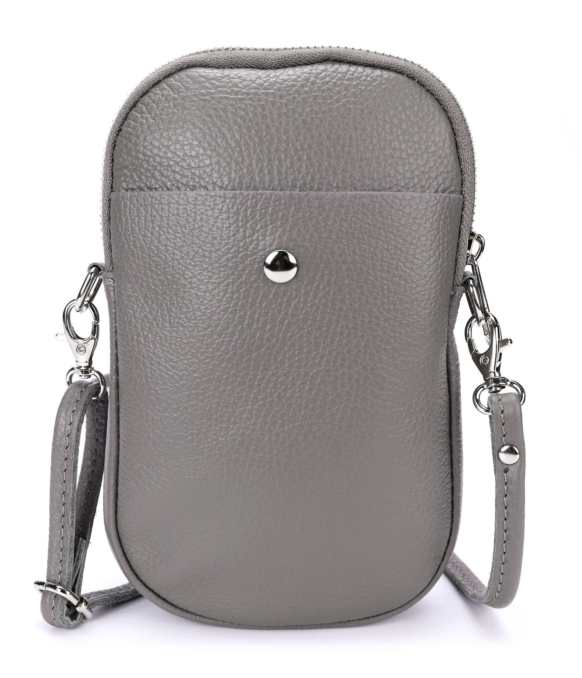 Only-bags.store Petit sac à bandoulière en cuir, sac à main pour téléphone portable en cuir véritable, sac à bandoulière transversal Petit sac à bandoulière en cuir, sac à main pour téléphone portable en cuir véritable, sac à bandoulière transversal 