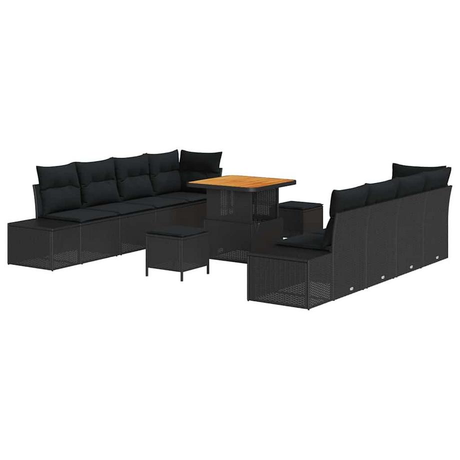 Canapé de jardin moderne poly rattan