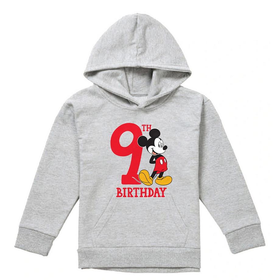 Sweat À Capuche 9ème Anniversaire Motif Mickey Mouse