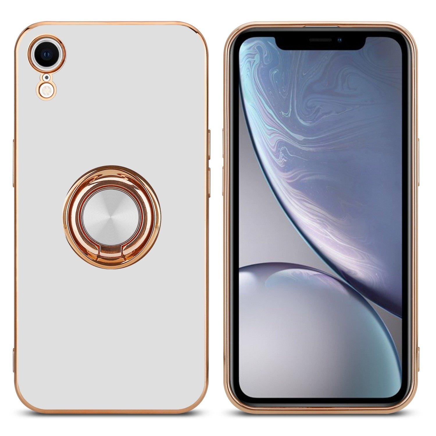 Cadorabo  Hülle für Apple iPhone XR mit Ring - Schutzhülle 