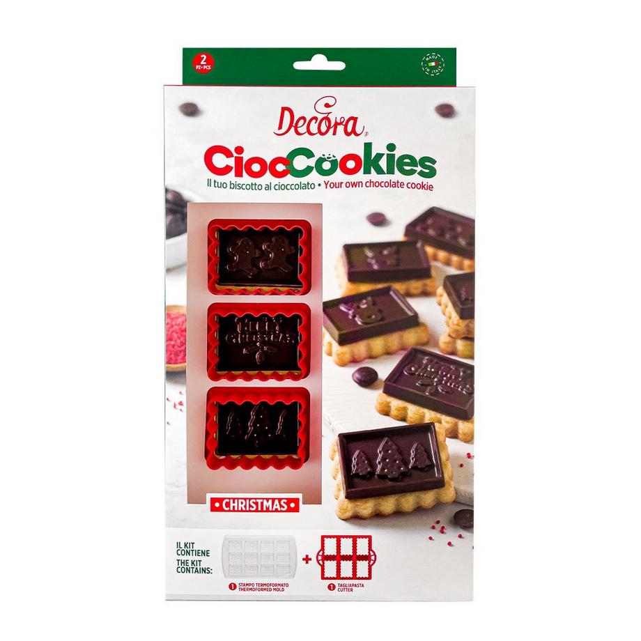 Butterkeks Ausstecher und Schokoladenform Weihnachten