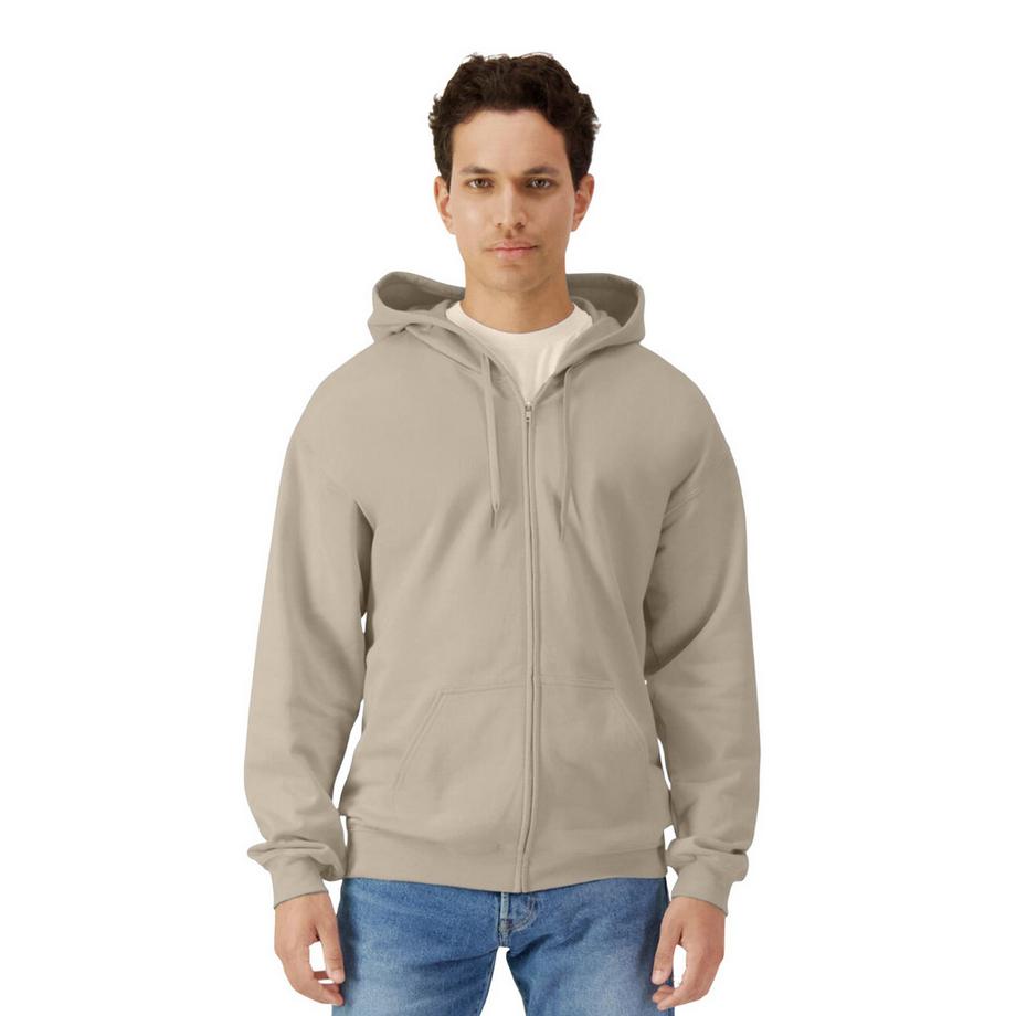 Gildan Softstyle Felpa con cappuccio e zip intera  