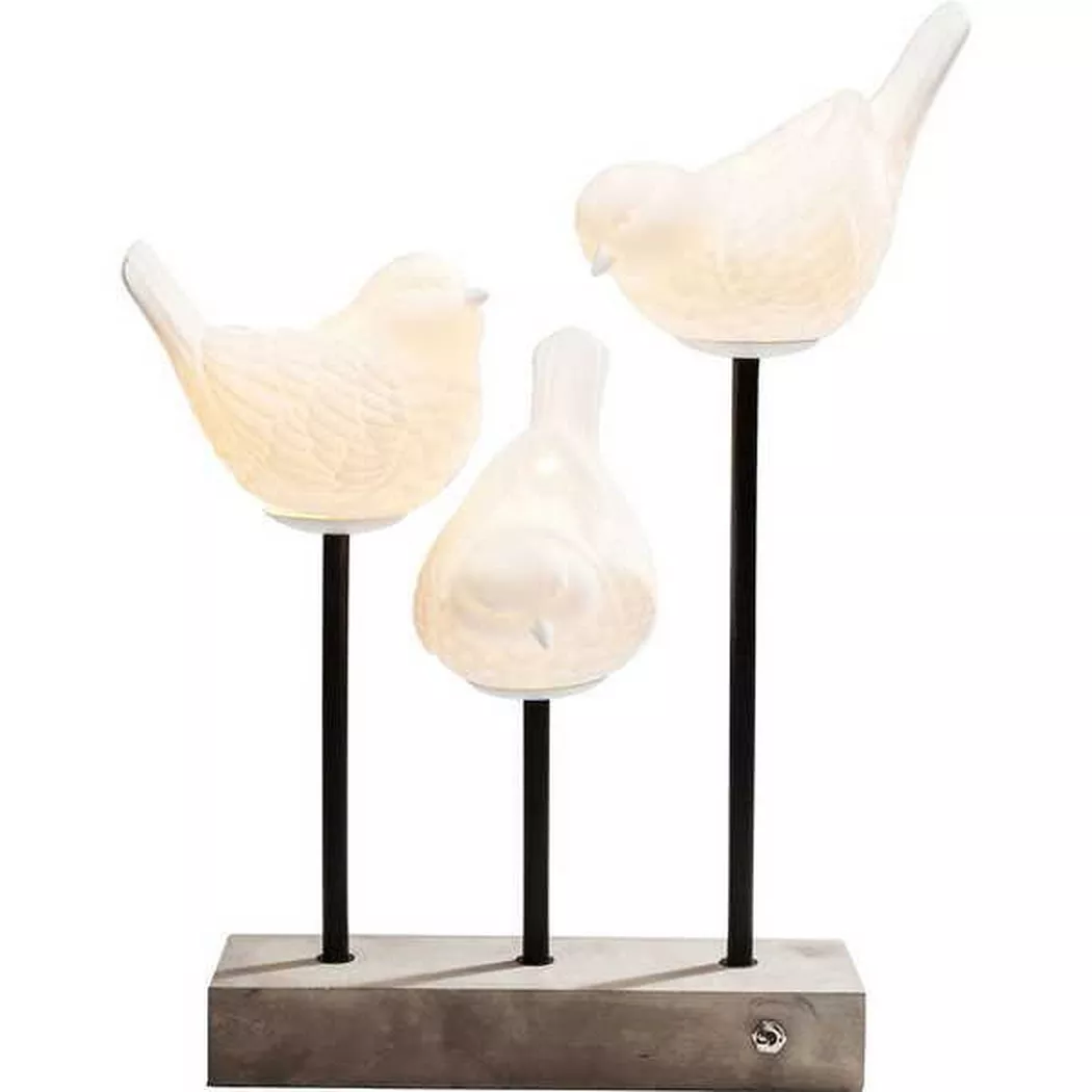 KARE Design – Tischleuchte Birds LED, One Size, Weiss