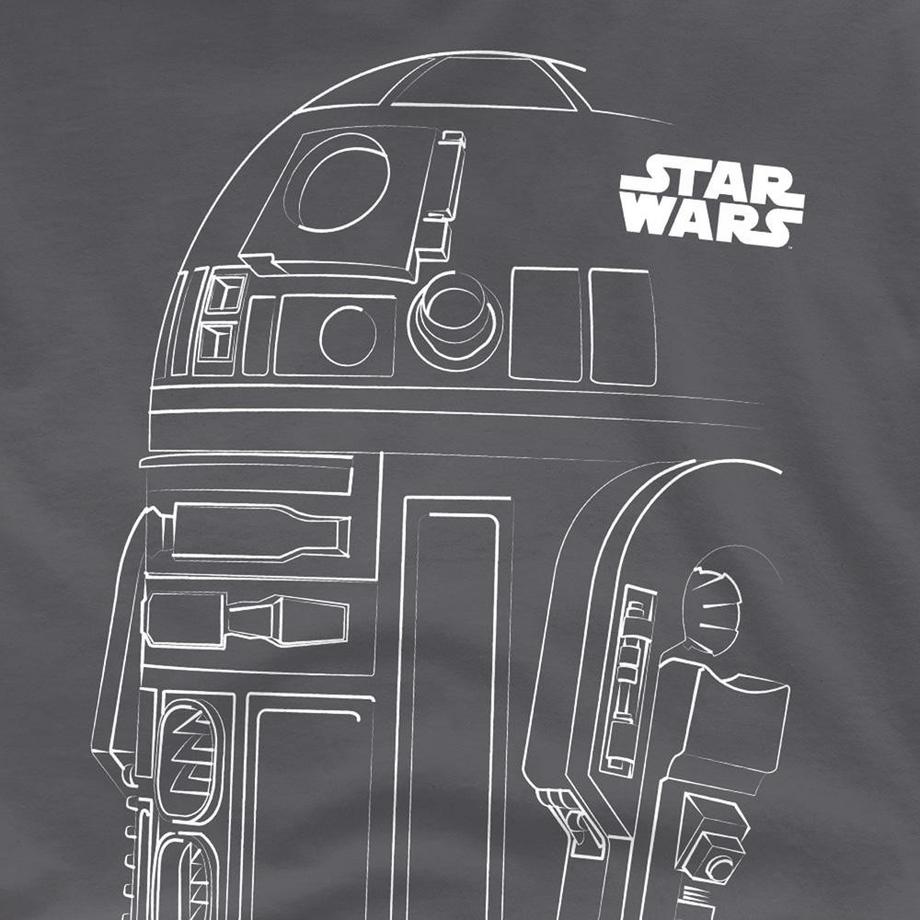 STAR WARS Maglietta R2-D2 Contorno  