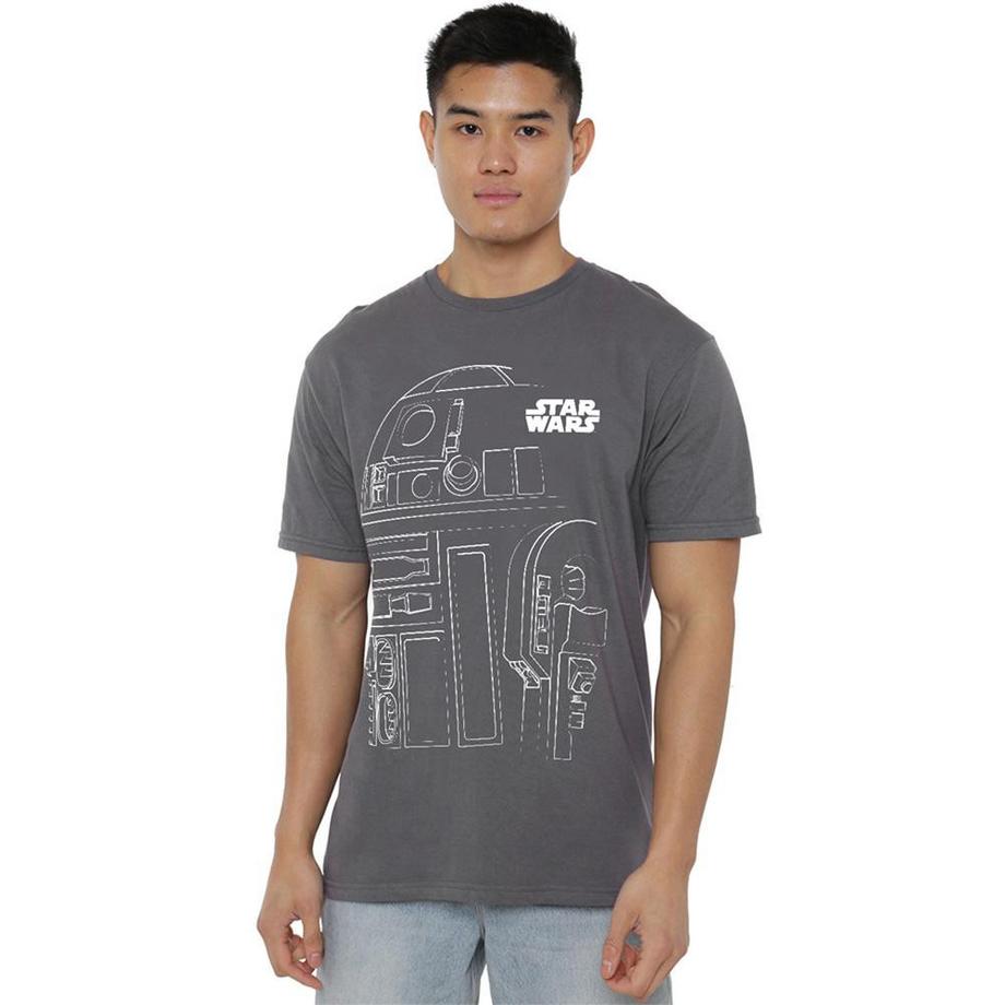 STAR WARS Maglietta R2-D2 Contorno  