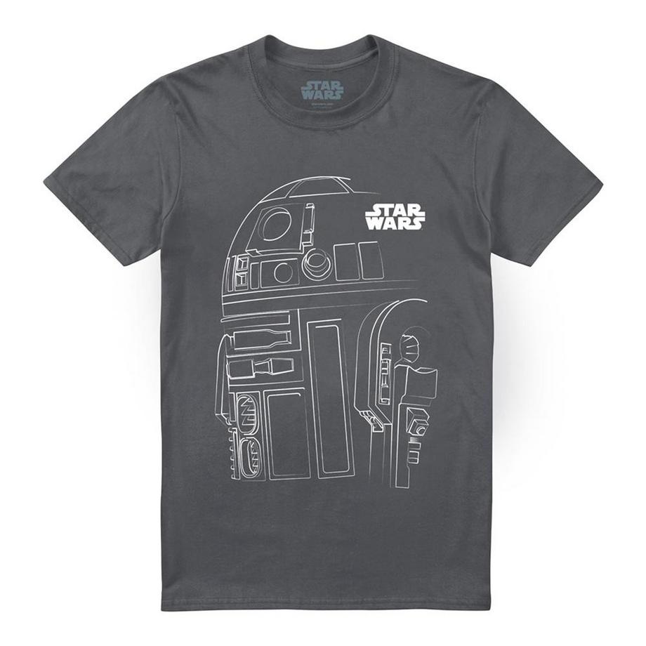 T-ShirtMotif R2d2 Motiftyle Contour