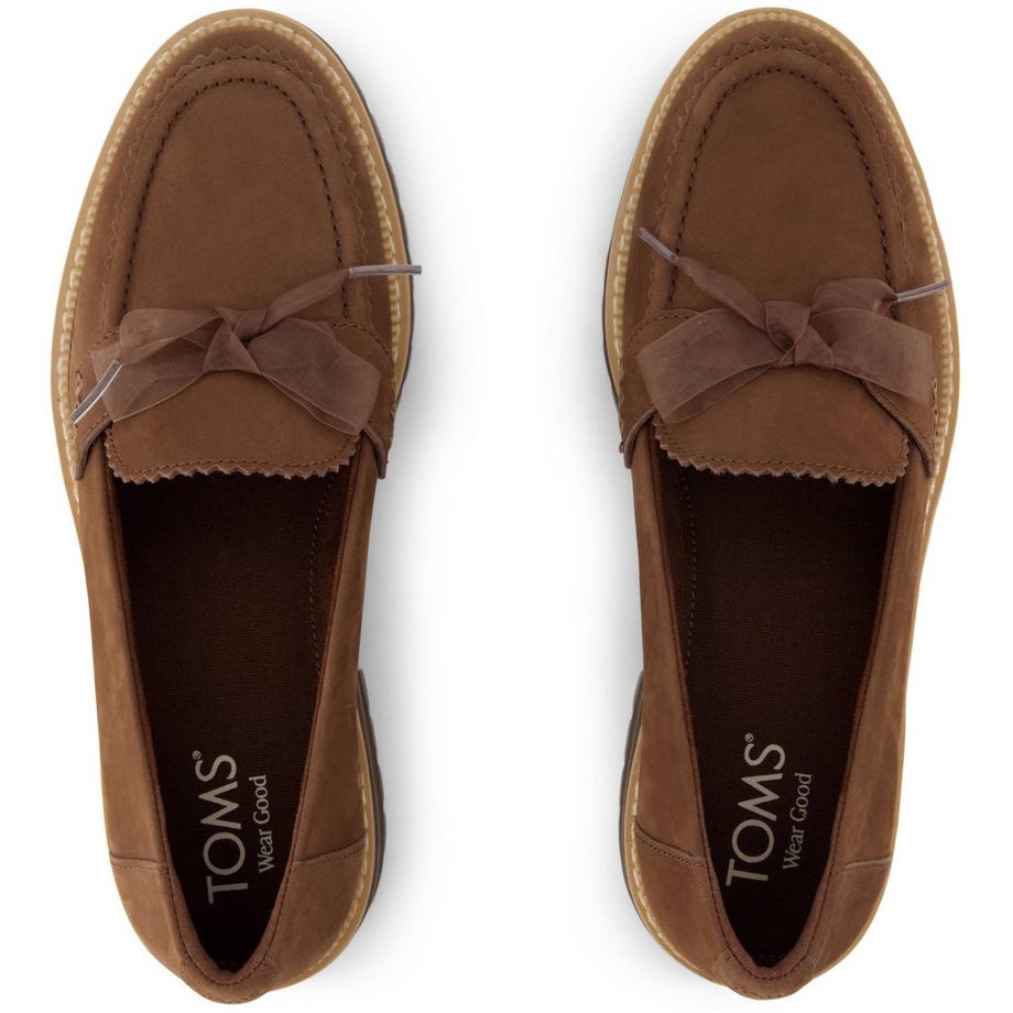 TOMS Mocassins cuir Cara Bow  