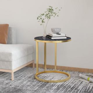 VidaXL Table d'appoint verre  