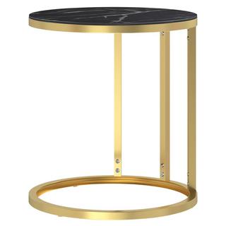 VidaXL Table d'appoint verre  