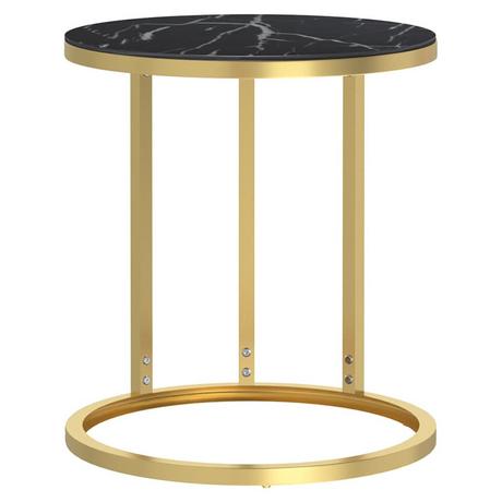 VidaXL Table d'appoint verre  