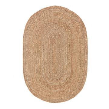 Tapis ovale en jute