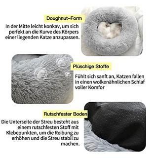 Alopini  Katzenkissen Hundebett Haustierbett flauschig für kleine, mittlere Hunde, Katzen und andere 