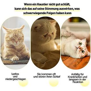 Alopini  Katzenkissen Hundebett Haustierbett flauschig für kleine, mittlere Hunde, Katzen und andere 