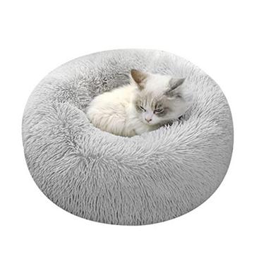 Oreiller pour chat, lit pour chien, lit moelleux pour chiens de petite, moyenne taille, chats et autres animaux de compagnie (50 cm)