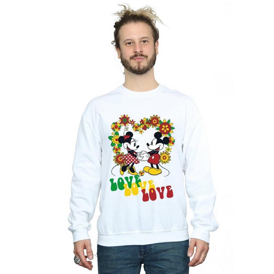 Disney Hippie Love Sweatshirt  