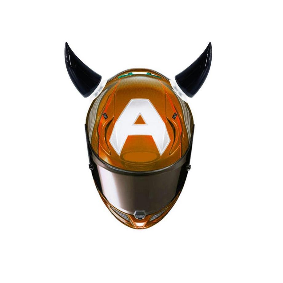 Northio  Klaxon pour casque de moto - noir 